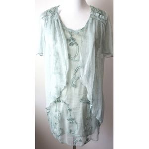 PRETTY ANGEL timeless elegant blue dress tunic